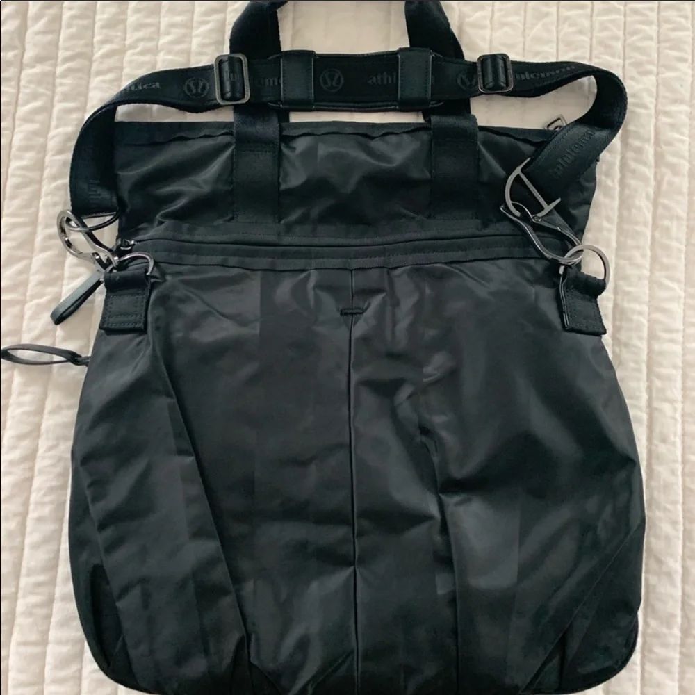 lululemon athletica Black Convertible Tote Backpack